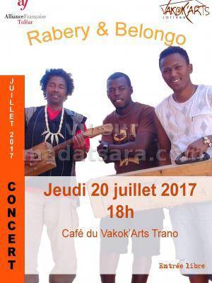 Rabery & Belongo en concert Vakok'Arts Trano Toliary