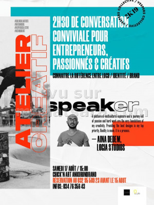 Atelier créatif avec Aina Dedem - Chick'n Art Ankorondrano‍