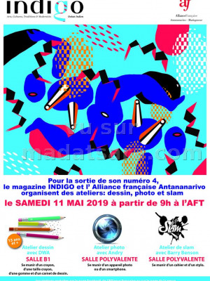 Atelier dessin photo et slam - AFT - Alliance Française d'Antananarivo‍
