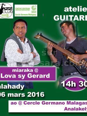 Atelier guitare miaraka amin'i Lova sy Gérard ao amin'ny CGM Analakely