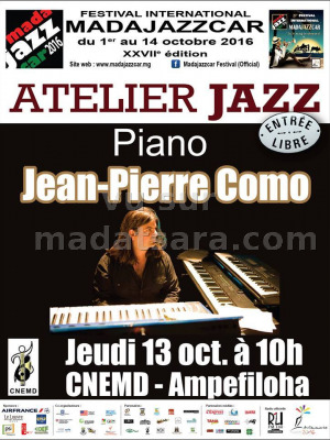 Atelier Jazz avec Jean-Pierre Como - CNEMD Ampefiloha‍
