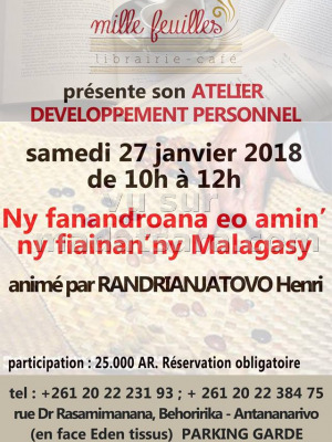Atelier Ny fanandroana eo amin'ny fiainan'ny Malagasy - Mille feuilles Librairie Café Behoririka‍