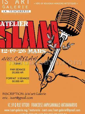 Atelier Slam avec Caylah au Is'art Galerie