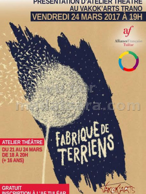 Atelier théâtre fabrique des terriens - Vakok'Arts Trano Toliary‍