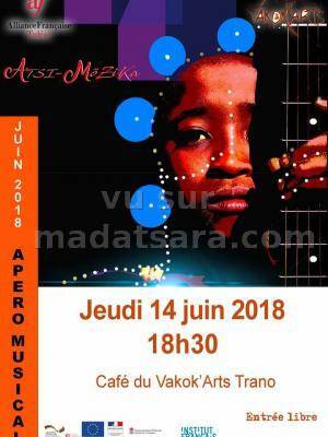 Atsi-Mozika apero musical Vakok'Arts Trano Toliary