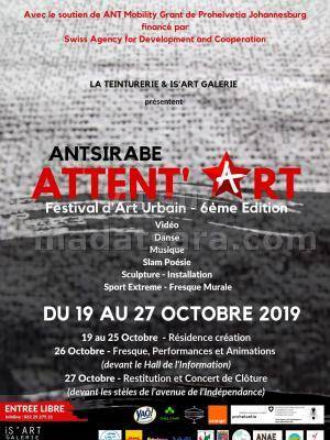 Attent'Art 6e édition festival d'art urbain Antsirabe