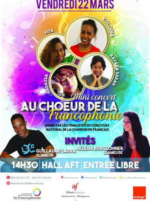Au choeur de la francophonie - AFT - Alliance Française d'Antananarivo‍