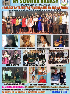 Bagasy antsehatra famaranana ny taona 2016 - IKM Ivon-toeran'ny Kolontsaina Malagasy‍
