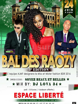 Bal des raozy - 3è édition Espace Liberté Massy