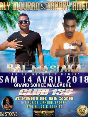 Bal masiaka Club 138 - La Réunion avec Aly Mourad & Zandry Ahmed