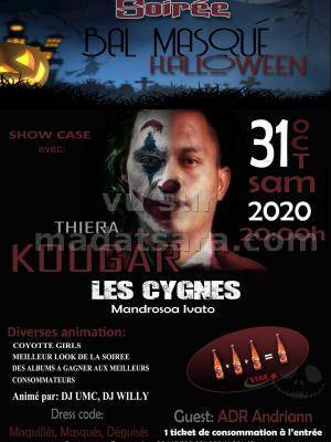 Bal masqué Halloween Thiera Kougar Les Cygnes Mandrosoa Ivato