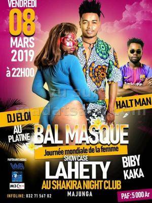 Bal masqué Lahety Shakira Night Club Mahajanga