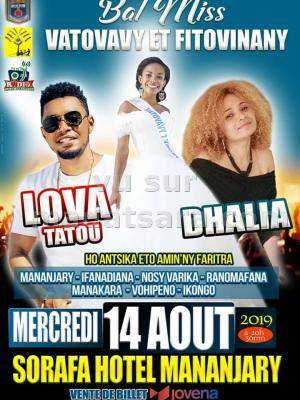 Bal miss vatovavy fitovinany Dhalia saramba & Lova Tatou Sorafa Hotel