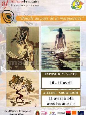 Balade au pays de la marqueterie - Exposition - AF -  Fianarantsoa‍