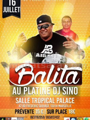 Balita en showcase à la Salle tropical Palace Marseille