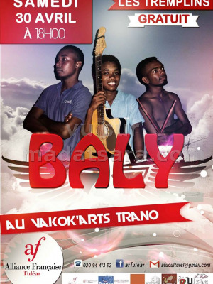 Baly - Les tremplins gratuits au Vakok'Arts Trano Alliance Française de Tuléar