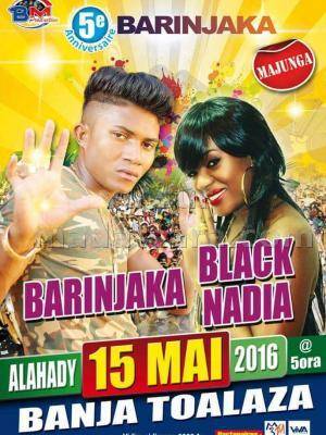 Barinjaka & Black Nadia en concert au Banja Toalaza