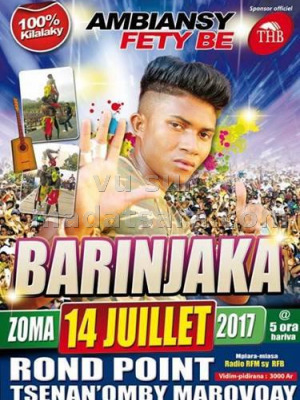 Barinjaka‍ en concert Tsenan'omby Rond Point Marovoay‍ ambiansy fety b
