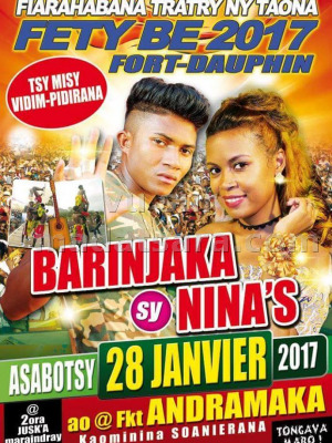 Barinjaka‍ & Nina's‍ fiarahabana tratry ny taona fety be Fkt Andramaka Fort-Dauphin