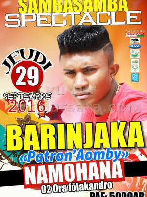 Barinjaka - Sambasamba spectacle - Namohana