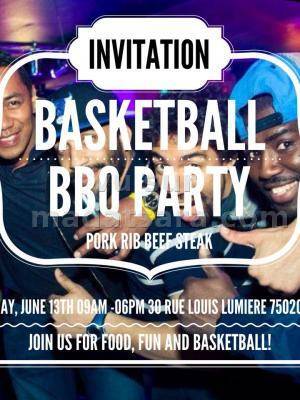 Basket Ball BBQ Party au Stade Louis Lumière Paris