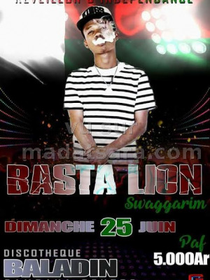 Basta Lion‍ en show case - Baladin Sambava‍