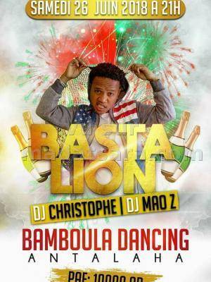 Basta Lion en show case Bamboula - Antalaha