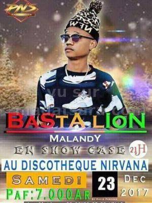 Basta Lion en show case Discothèque Nirvana - Ampanefena
