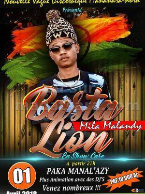 Basta Lion en show case Discothèque Nouvelle Vague Mananara