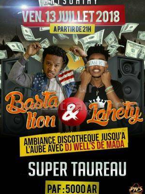 Basta Lion & Lahety en show case Club Super Taureau Antsohihy
