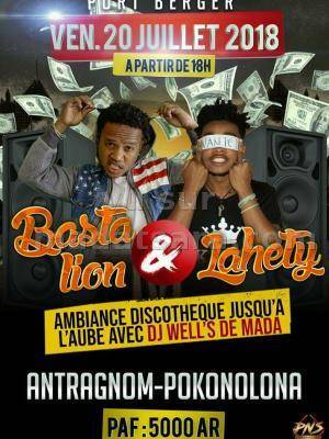 Basta Lion & Lahety en show case Tranompokonolona Port-Bergé