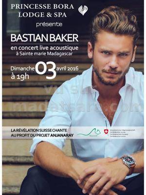 Bastian Baker en concert live acoustique à Sainte Marie au Princesse Bora Lodge & SPA
