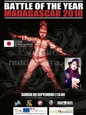 Battle of the year Madagascar 2018 Analamaitso Théâtre de verdure d'Analamahitsy