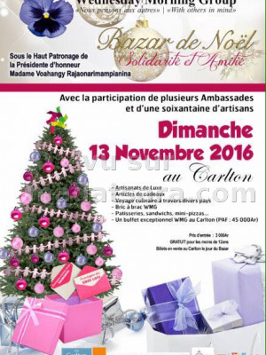 Bazar de Noël - solidarité et amitié - Carlton Madagascar‍