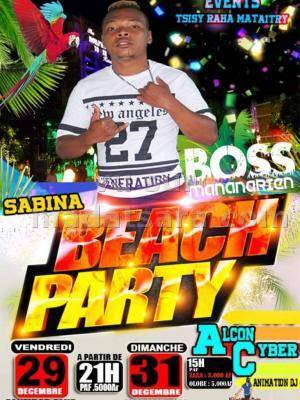 Beach party avec Boss Mananarien Discothèque Zanzibar - Plage Las Vegas Maroantsetra