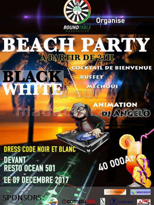 Beach Party devant Ocean 501 Tamatave‍