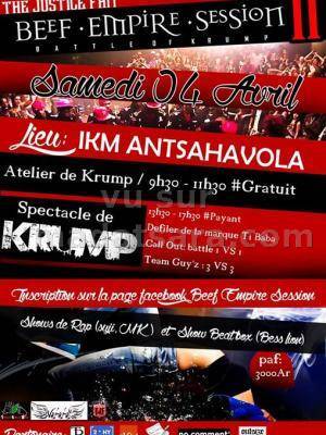 Beef empire session au IKM Antsahavola - atelier de Krump