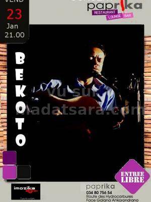 Bekoto en concert au Paprika