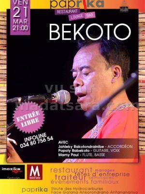 Bekoto Mahaleo en concert au Paprika.