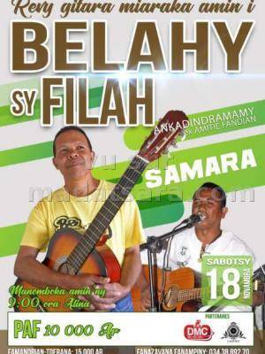 Belahy & Filah en cabaret concert Amitié Fandian (ex-Samara)