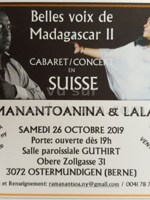Belles voix de Madagascar II - Lalatiana‍ & Rija ramanantoanina‍ - Salle paroissiale Guthirt Ostermundigen‍