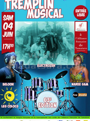 Belooh, Naree Sam,  Electrozen, Les Colocs - tremplin musical 63è édition