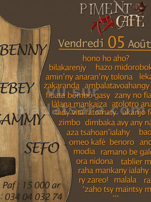 Benny, Bebey, Sammy & Sefo - Piment Café
