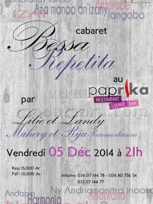 Bessa Repetita par Lilie et Landy, Mahery et Rija Ramanantoanina au Paprika