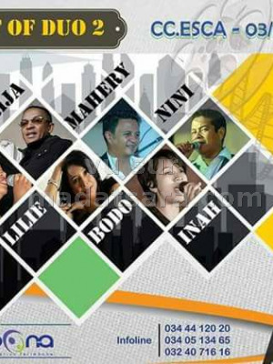 Best of duo2 au CCESCA Antanimena‍ avec Rija ramanantoanina‍ , Mahery‍ , Bodo‍ , Nini KIaka‍ , Inah‍ & Lilie‍