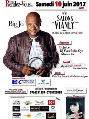 BIG JO‍ - Soirée - Salons Vianey Paris