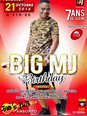 Big MJ‍  7 ans de scène - Birthday - JAO'S PUB‍