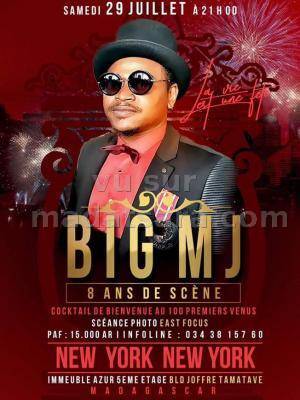 Big MJ 8 ans de scène New York New York Tamatave