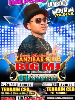 Big MJ au grand complet 6e anniversaire zanzibar club