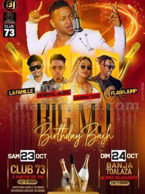 Big MJ birthday bash Club 73 - Banja Toalaza - Mahajanga